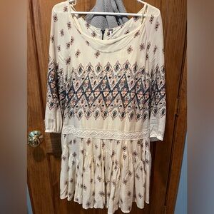 Free people dress size medium drop waist